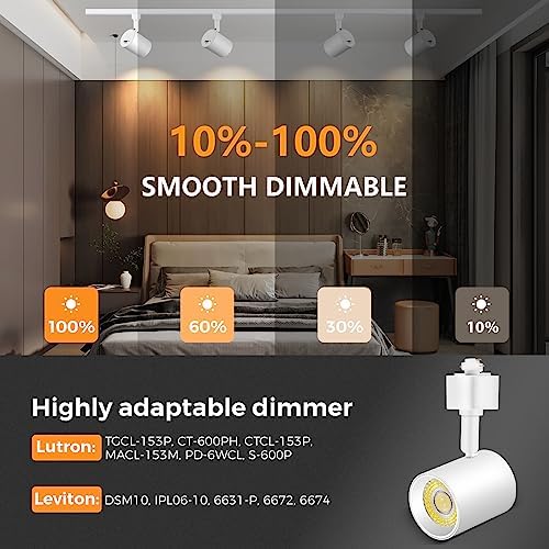 VANoopee 5-Color Dimmable LED Track Light Heads