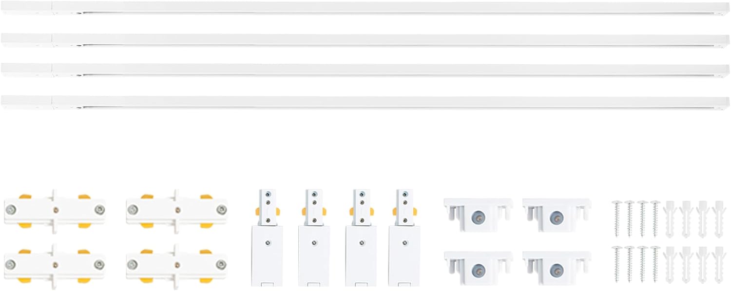 VANoopee 16FT H Track Lighting Rails Kit 1