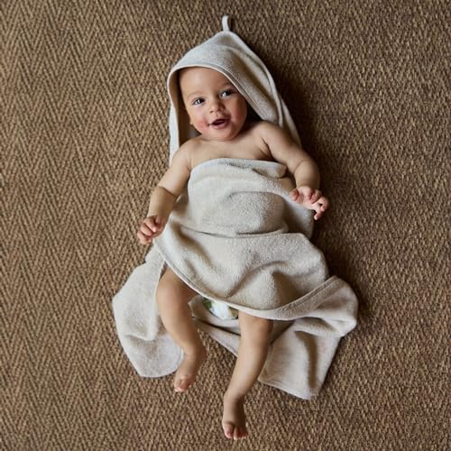 Huxie Baby Hooded Towel Organic Cotton 32 x 32
