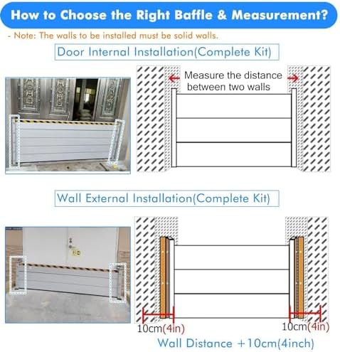 Heavy Duty Aluminum Flood Control Barrier 3ft 4ft 5ft Tall