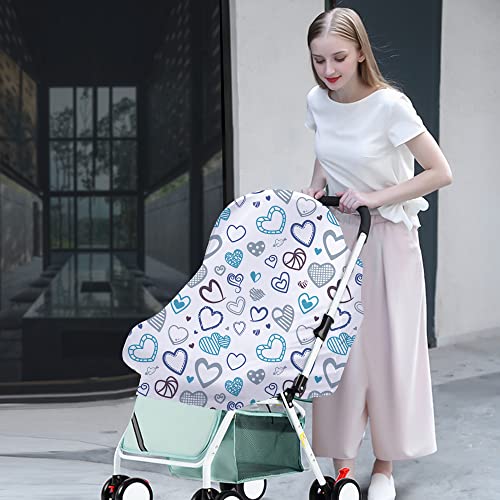 Yoofoss Nursing Cover Breastfeeding Scarf - Universal Baby Car Seat Stroller Cover