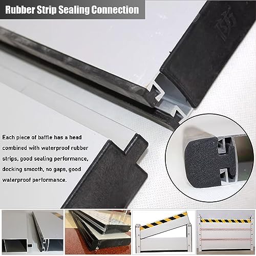 High Flood Control Baffle Door Barrier Aluminum Gate