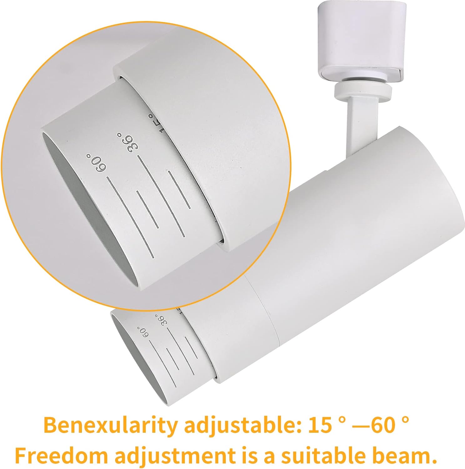 5CCT LED Track Light Heads 12W Dimmable 4Pack