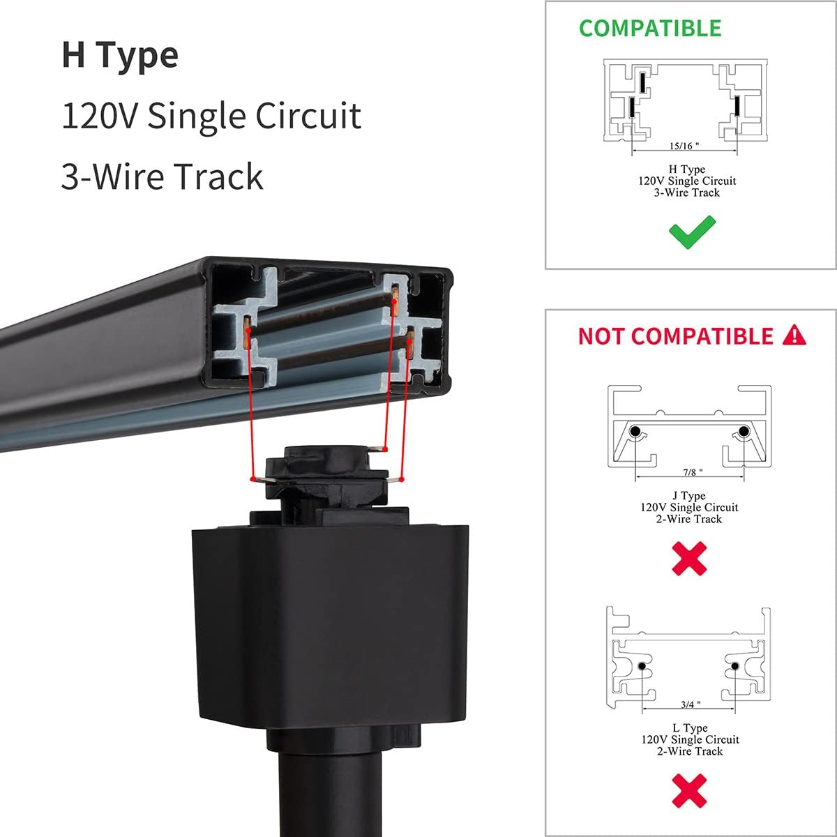 Mirrea 12 Pack LED Track Lighting Heads