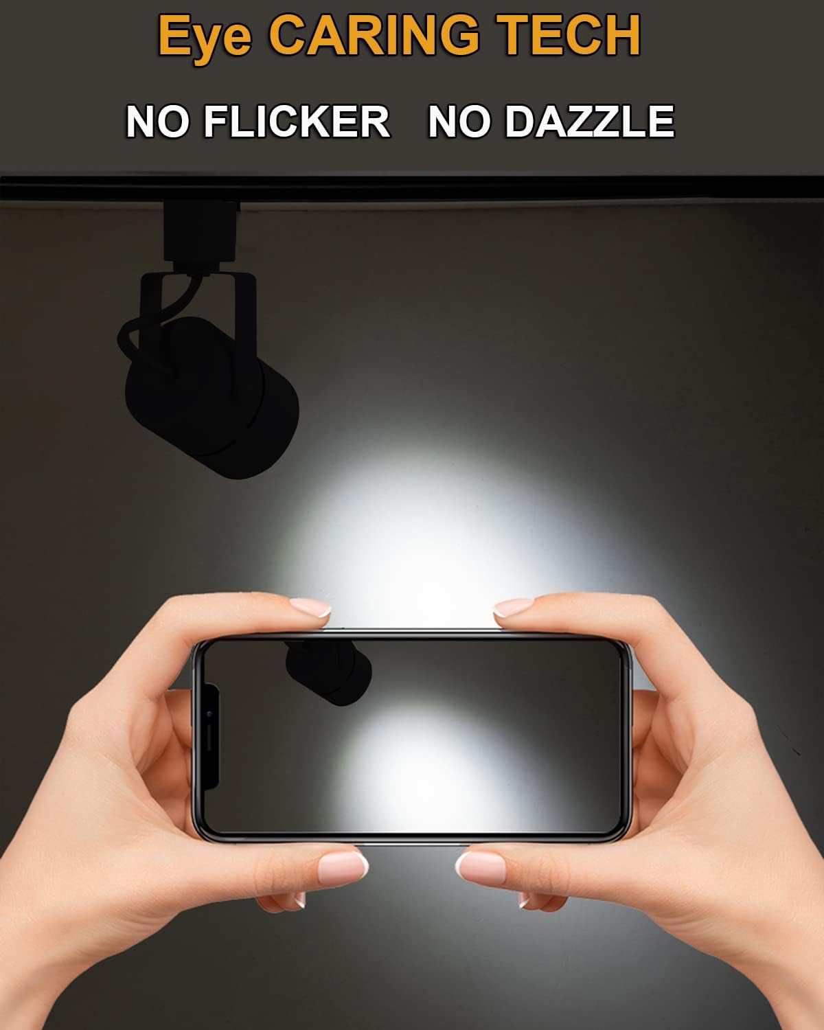 Motrackcao 10W Cool White Dimmable LED Track Light Heads 20 Pack