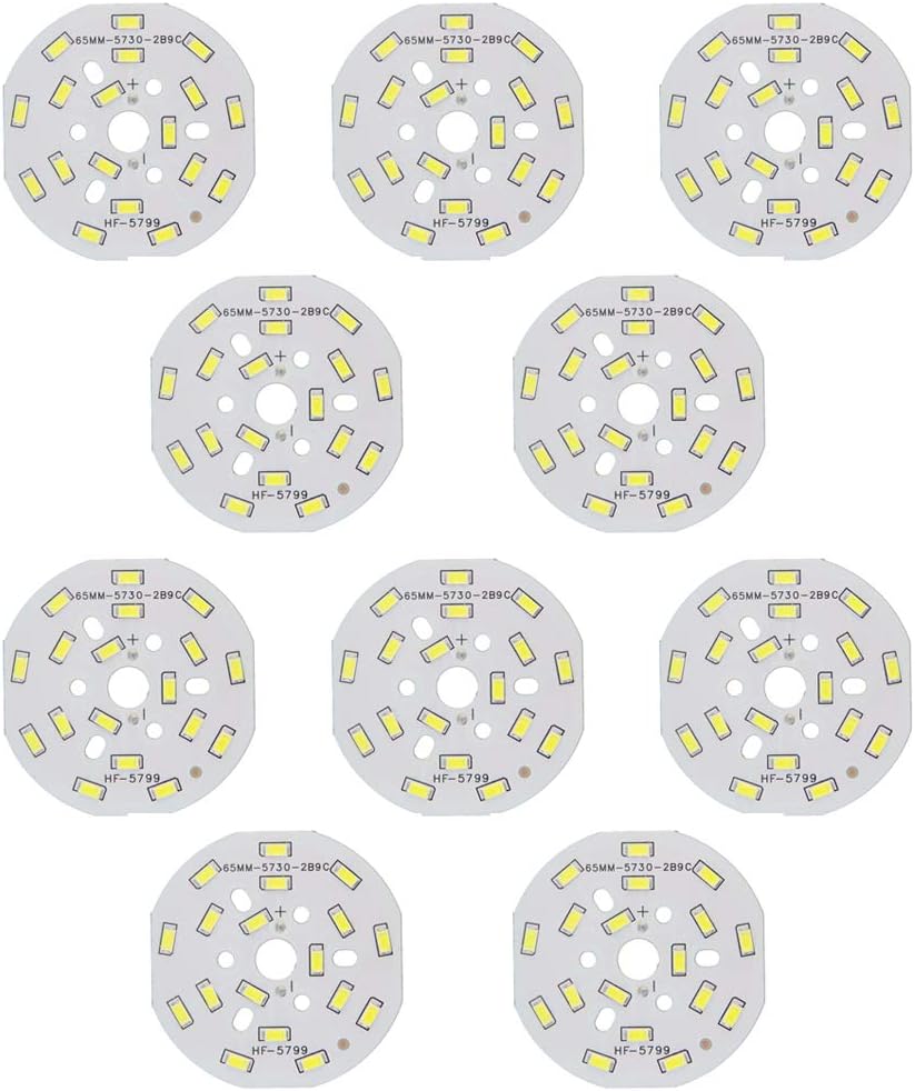 Othmro 10Pcs 65mm Dia High Power LED Chip Bulb