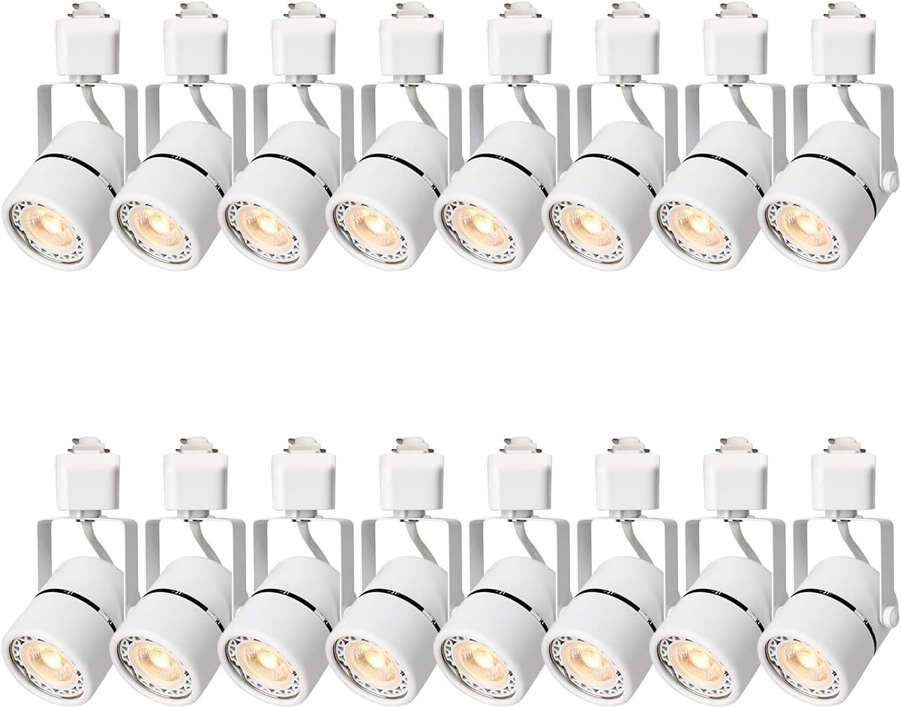 10W H Track Lighting Heads Dimmable LED for Accent Lighting 16Pack