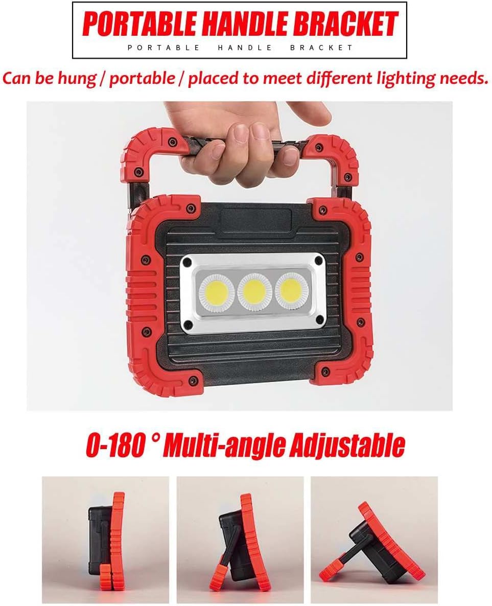 DHAEY 380W LED Portable Spotlight Camping Light