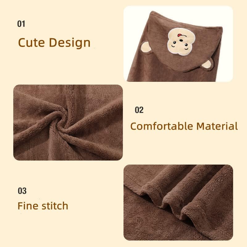 VEABEST Baby Bath Towel with Deer Design for Kids