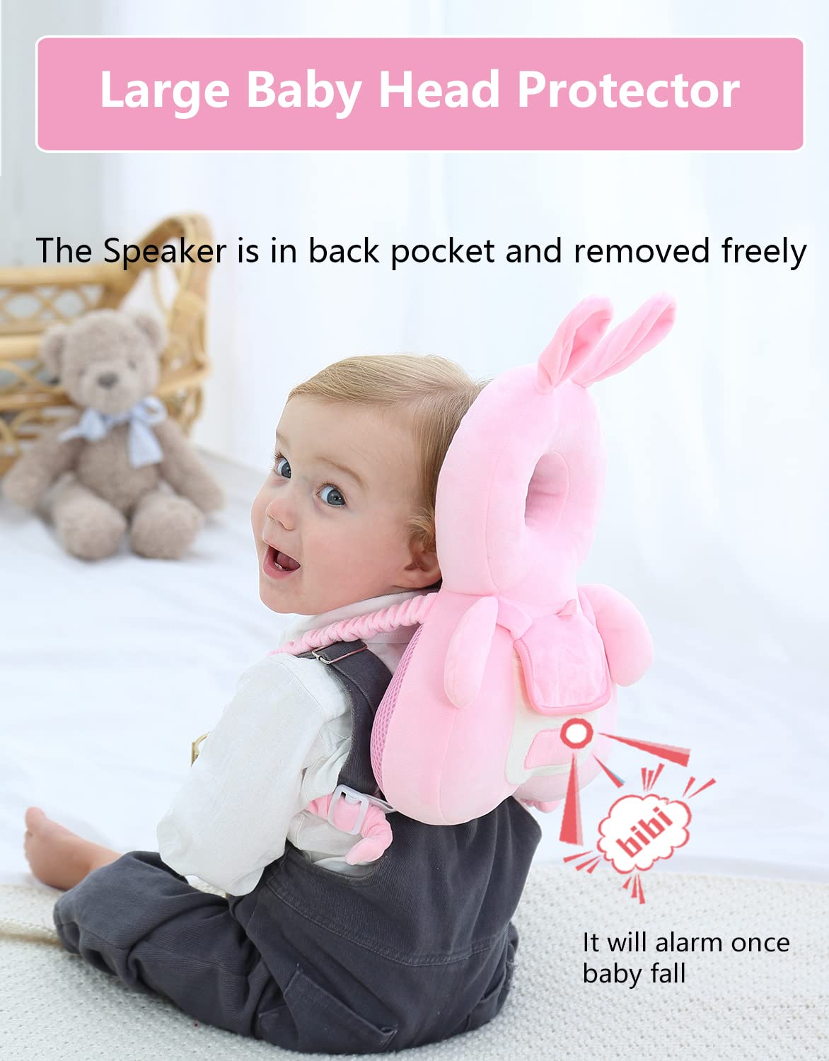 JunNeng Baby Head Protector with Squeaker Pack