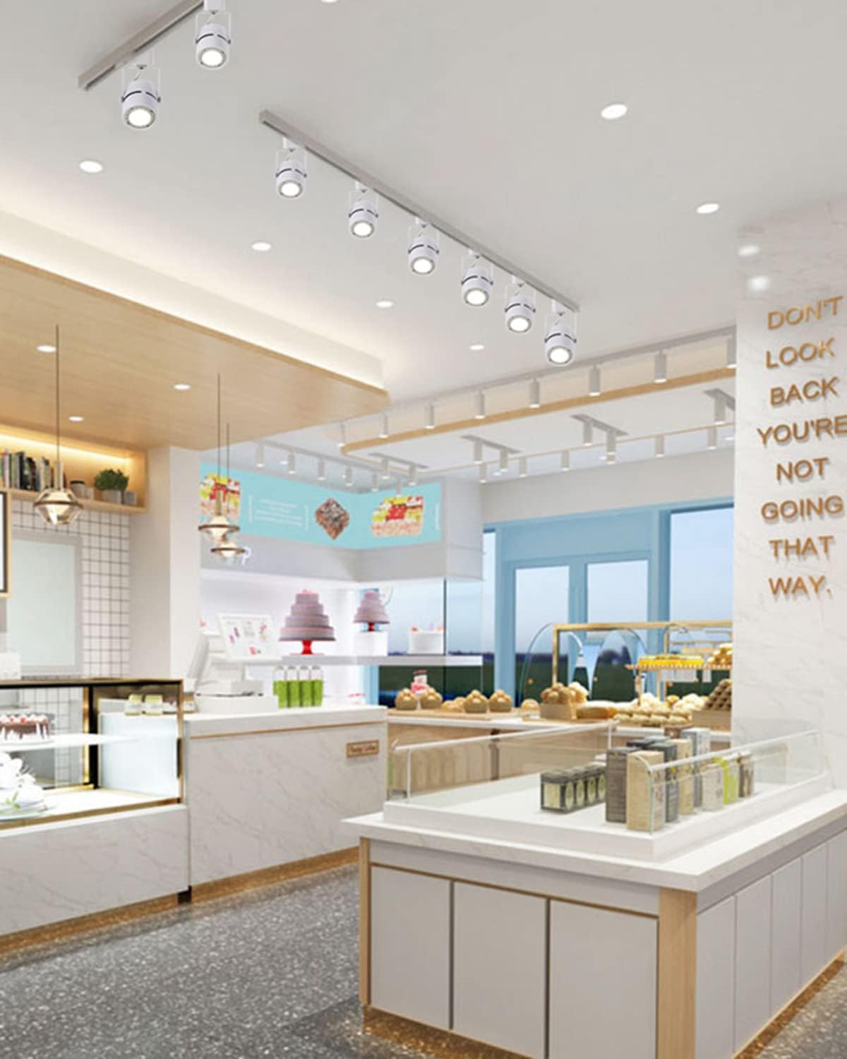 10W LED Track Light Heads 12-Pack Cool White