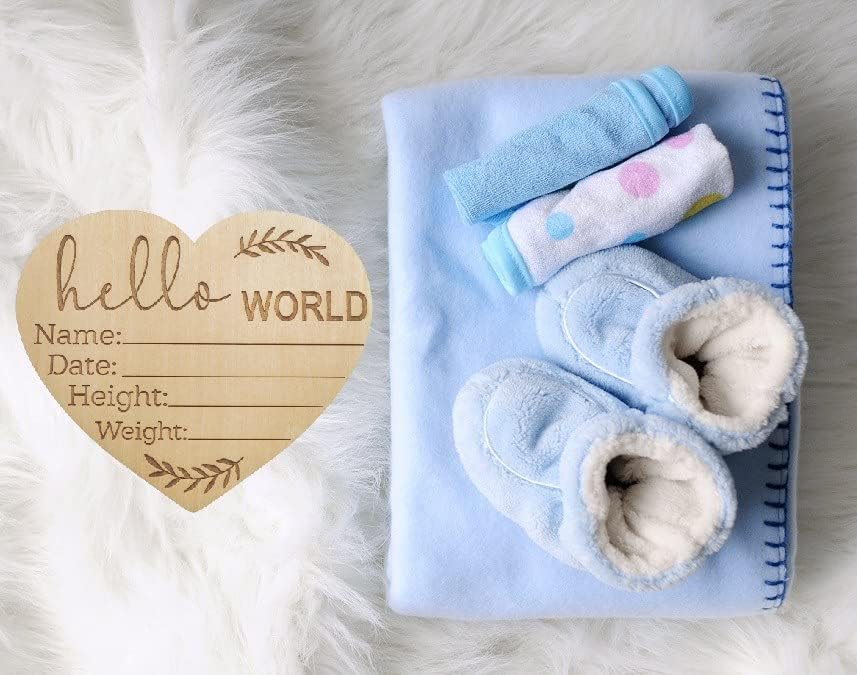 Welcome Baby Announcement Signs for Nursery and Hospital Birth