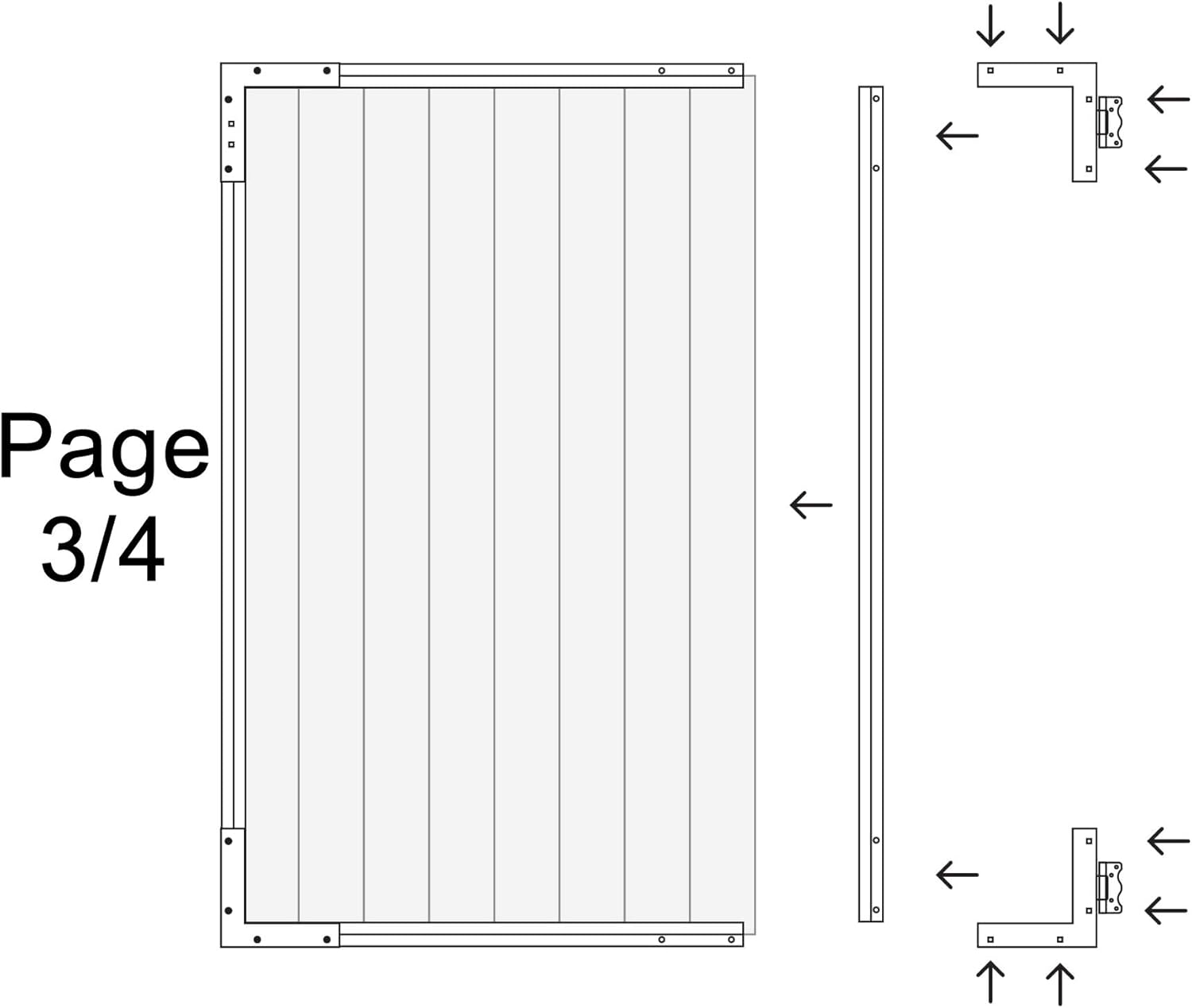Nuvo Iron PRO8 Black Gate Frame 6 Foot