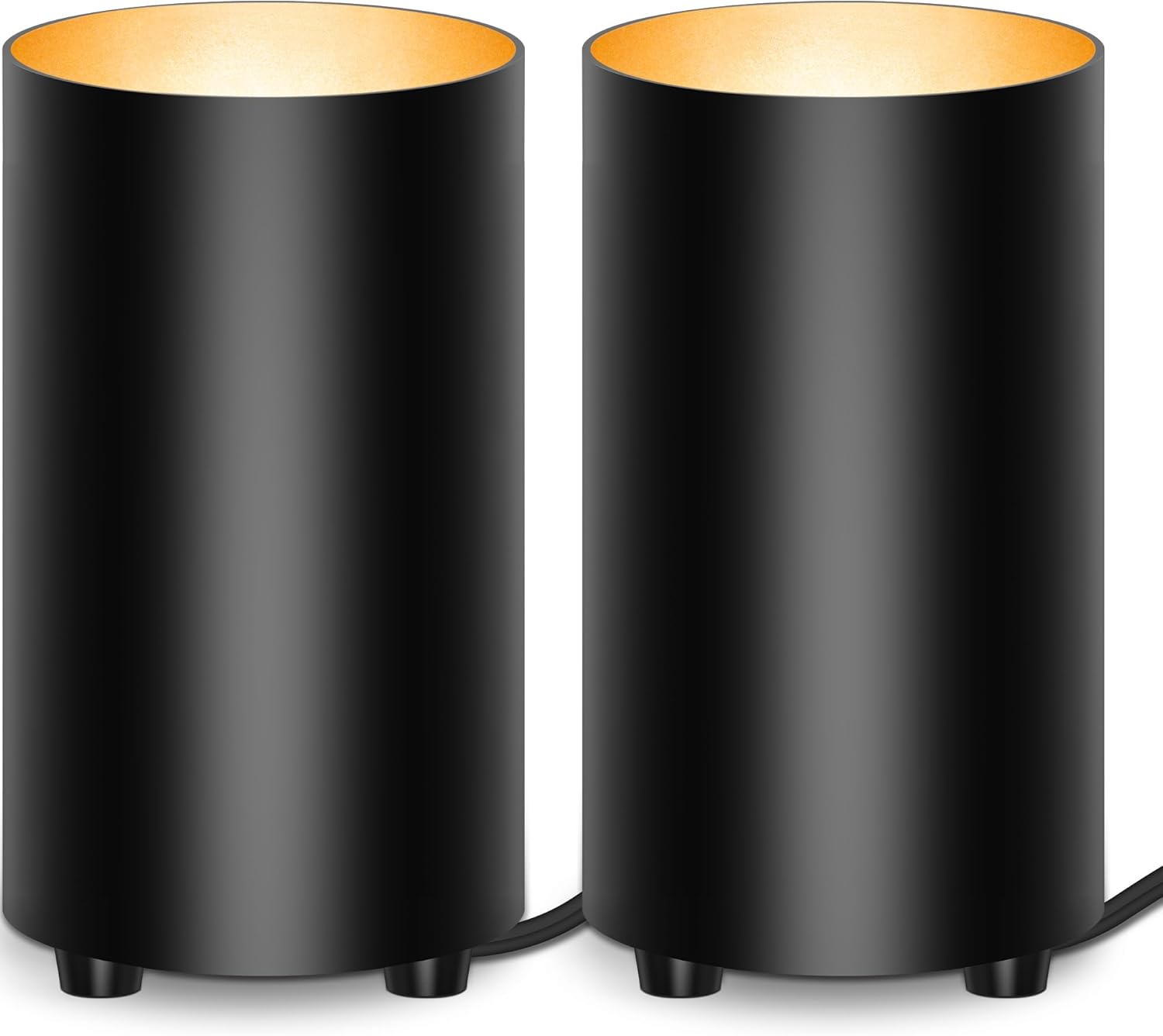 SUNVIE 2 Pack Floor Can Light with GU10 Bulbs