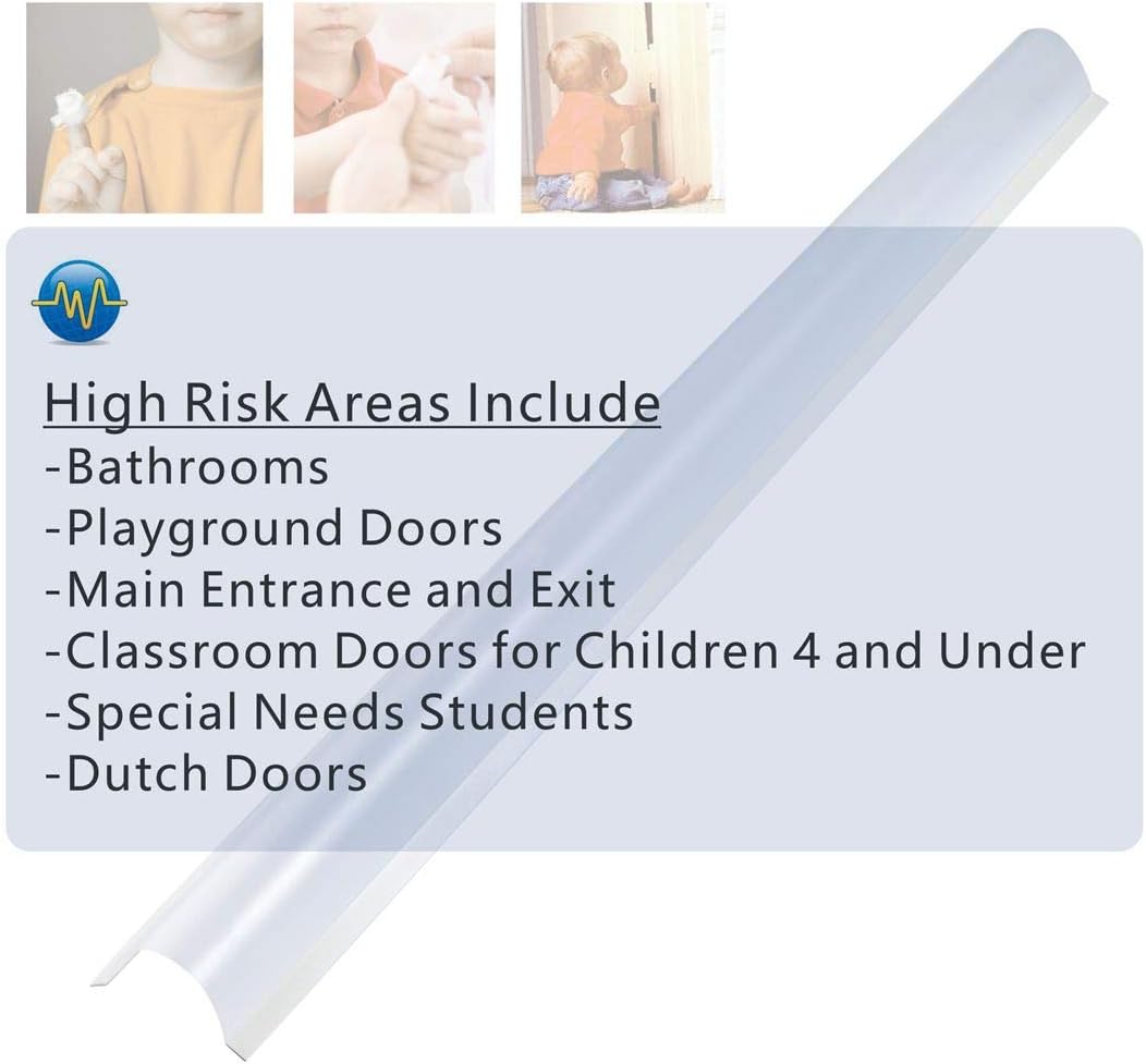 AILUOQI 4 Pack Door Jam Shield for Baby Pet Safety 1