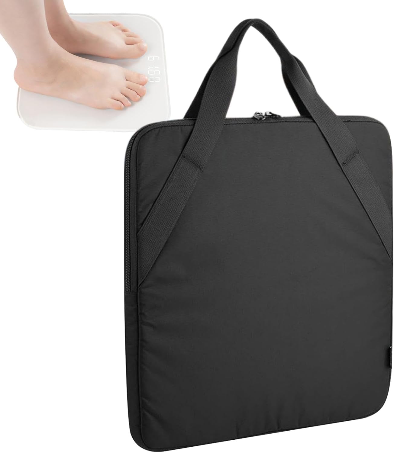 Digital Bathroom Scale Travel Case with Handle and Double Zipper