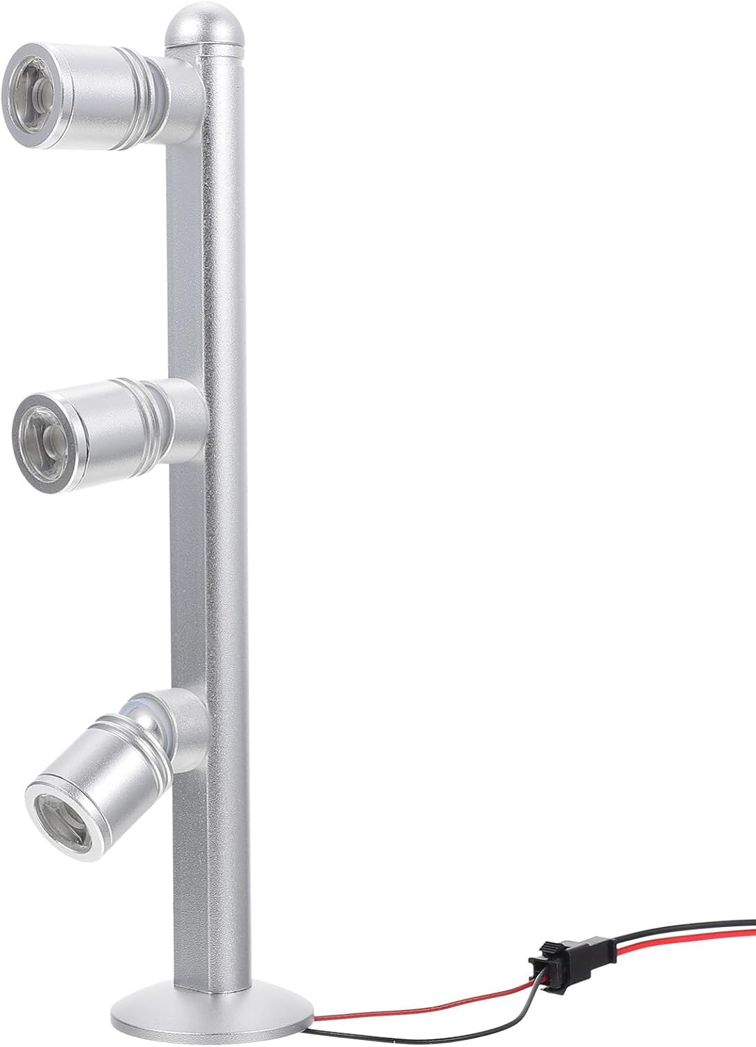 LED Display Lamp Track Spotlight with 3 Rotatable Heads