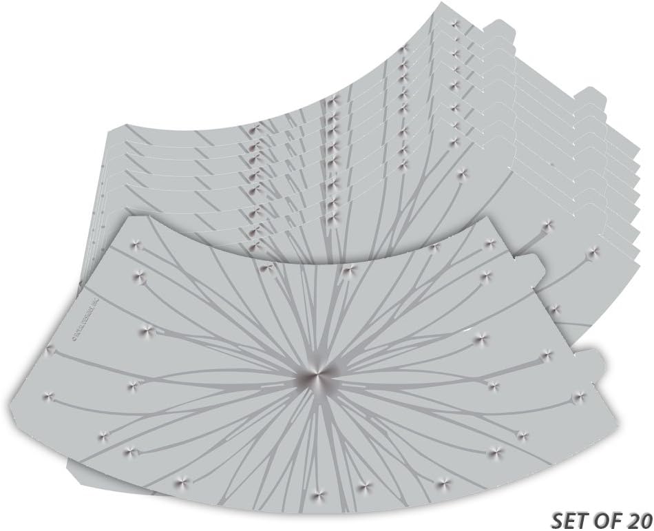 Royal Designs Vellum Tea Light Lampshade Set of 20