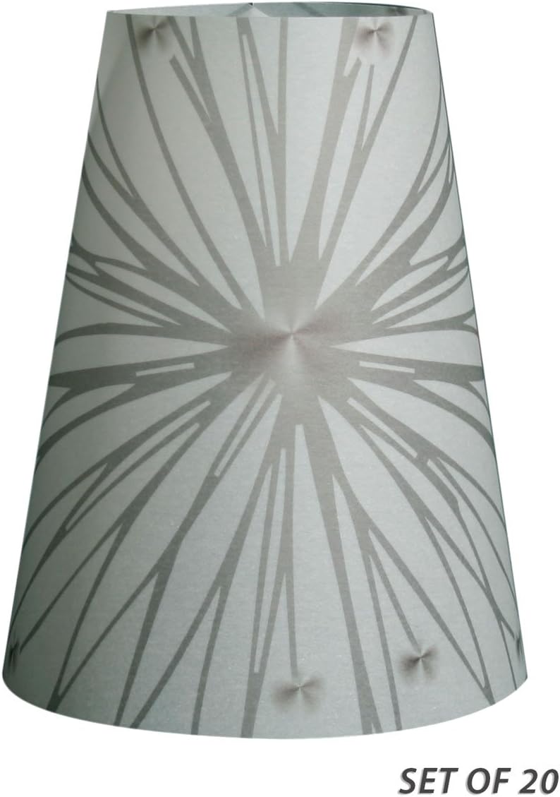 Royal Designs Vellum Tea Light Lampshade Set of 20