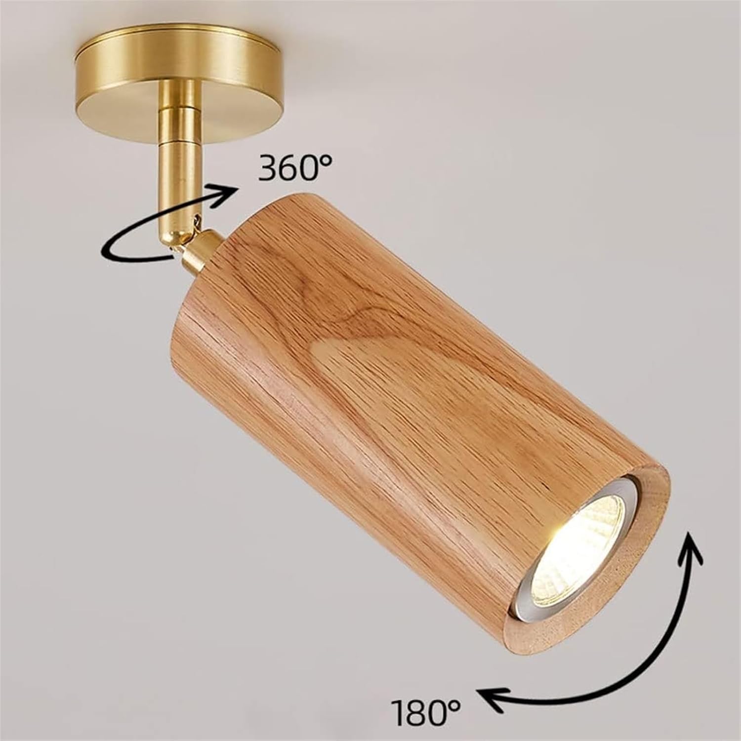 Modern LED Wall Sconces with 360 Adjustable Spotlight