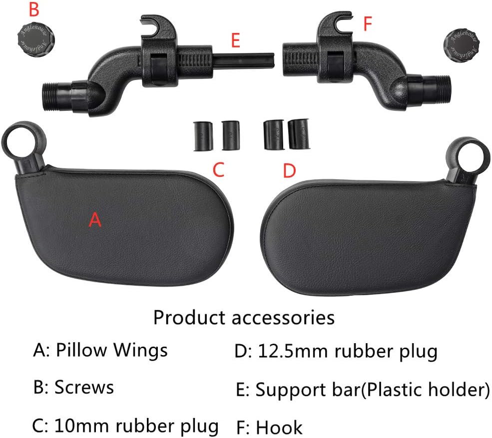 JEWUNO Car Headrest Pillow 360 Adjustable