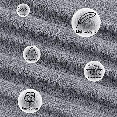 VIVANA Baby Washcloths 12 Pack Grey