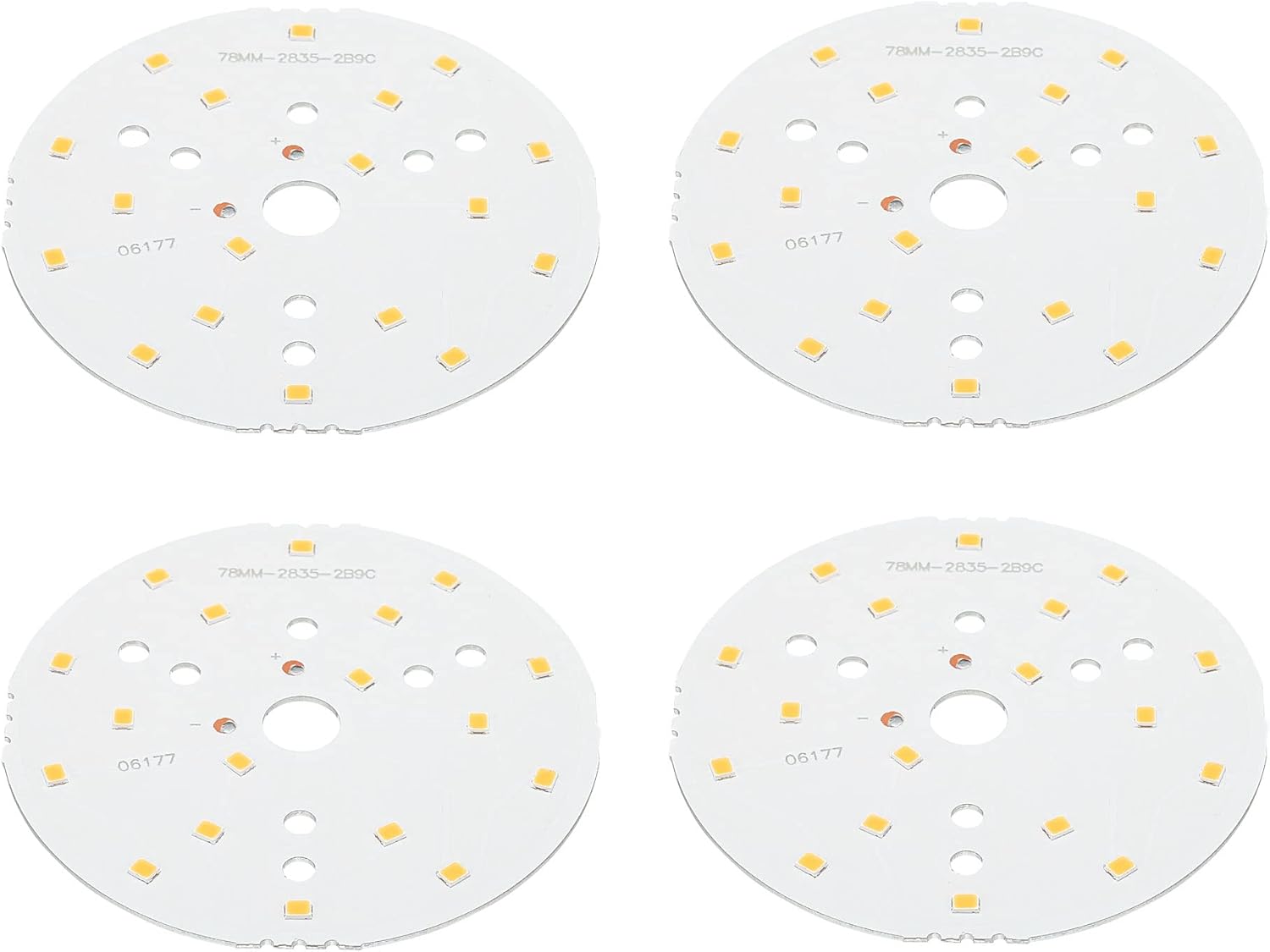 MECCANIXITY 9W COB LED Light Chip 4Pcs Warm White
