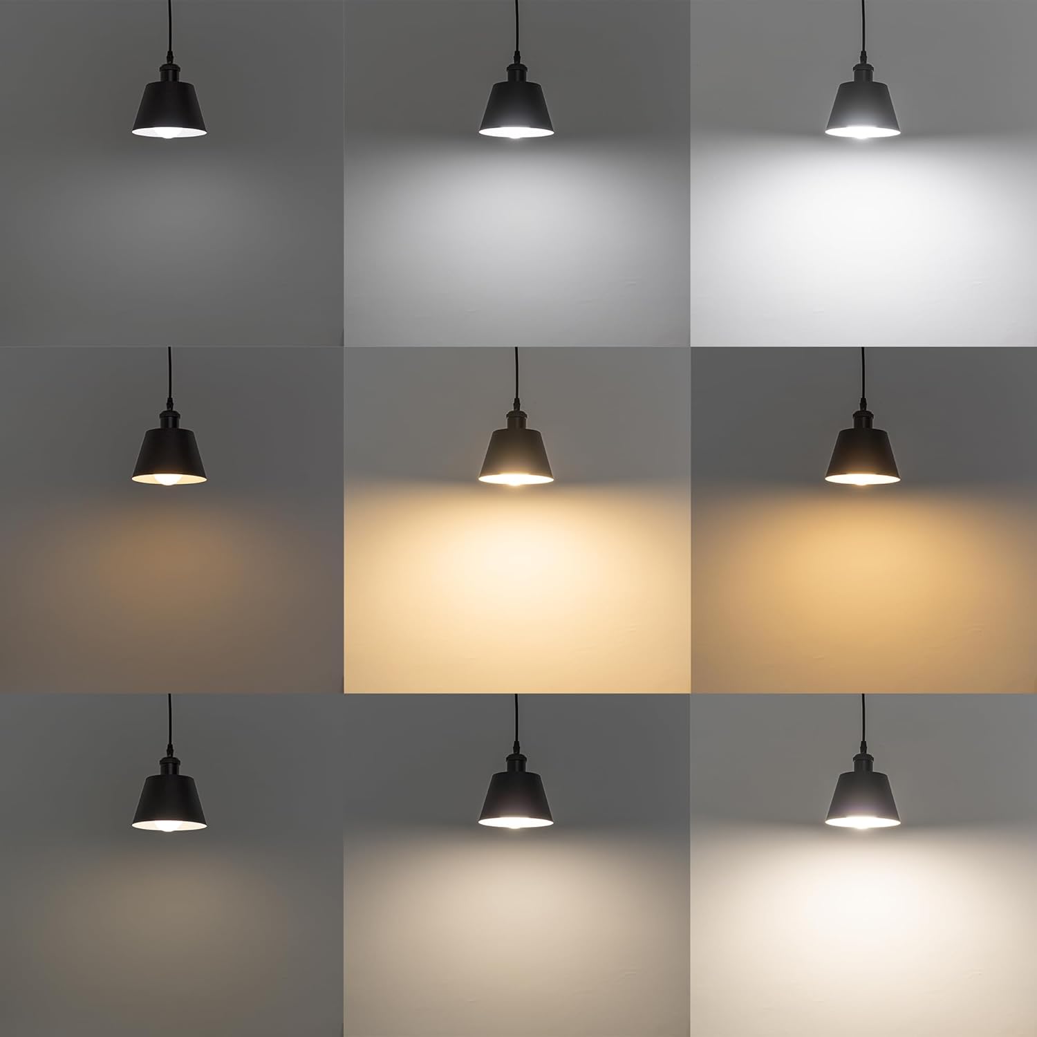 SKIVTGLAMP Remote Control Track Pendant Light with 3 LED Bulbs