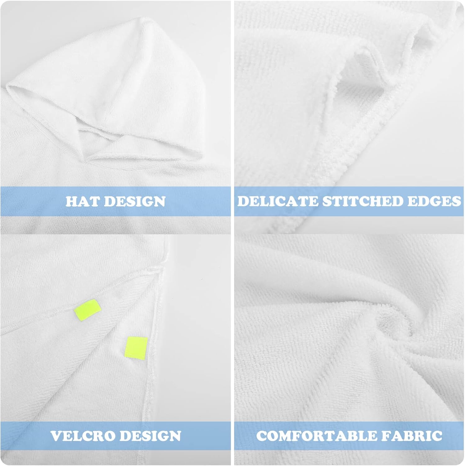 Personalized Unicorn Hooded Bath Towel for Kids