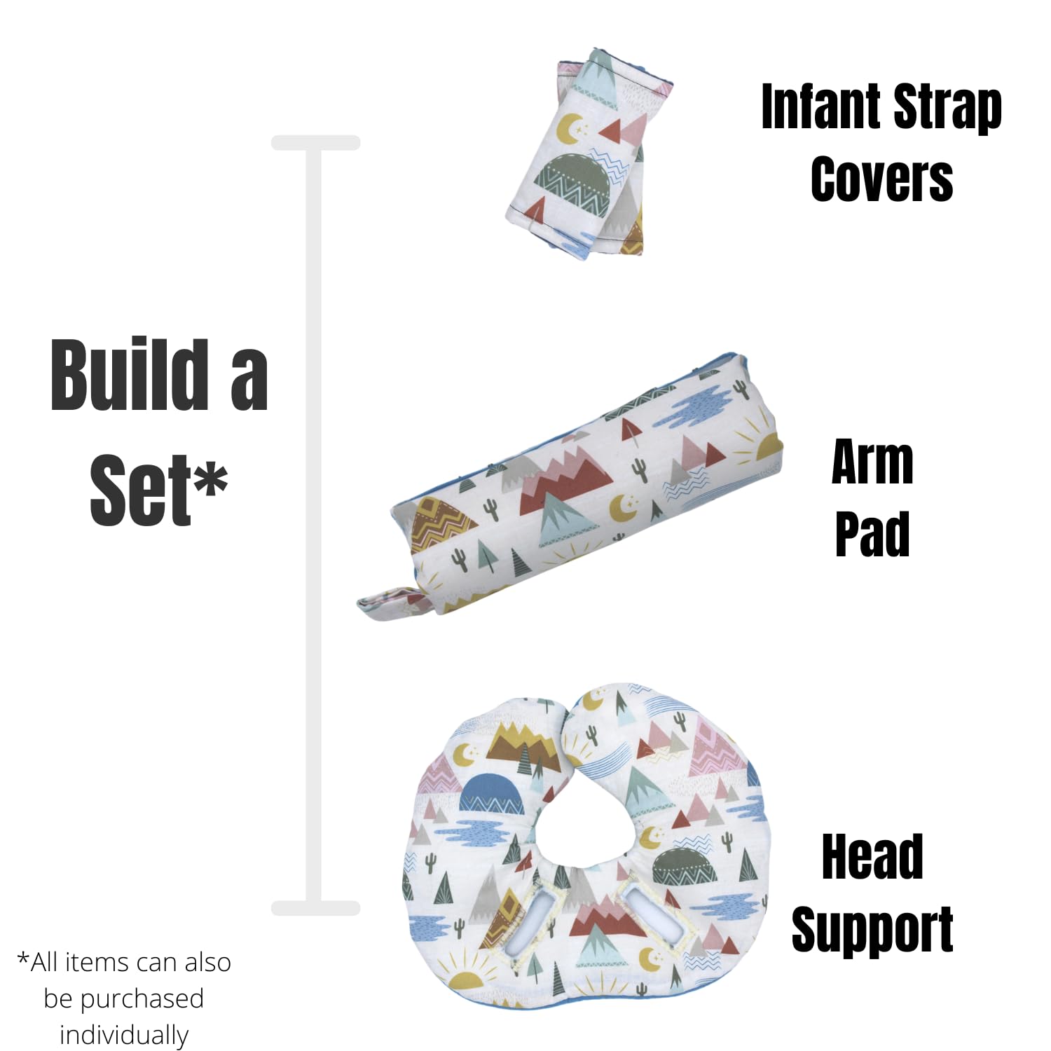 Handmade Car Seat Cushion for Baby Boys and Girls