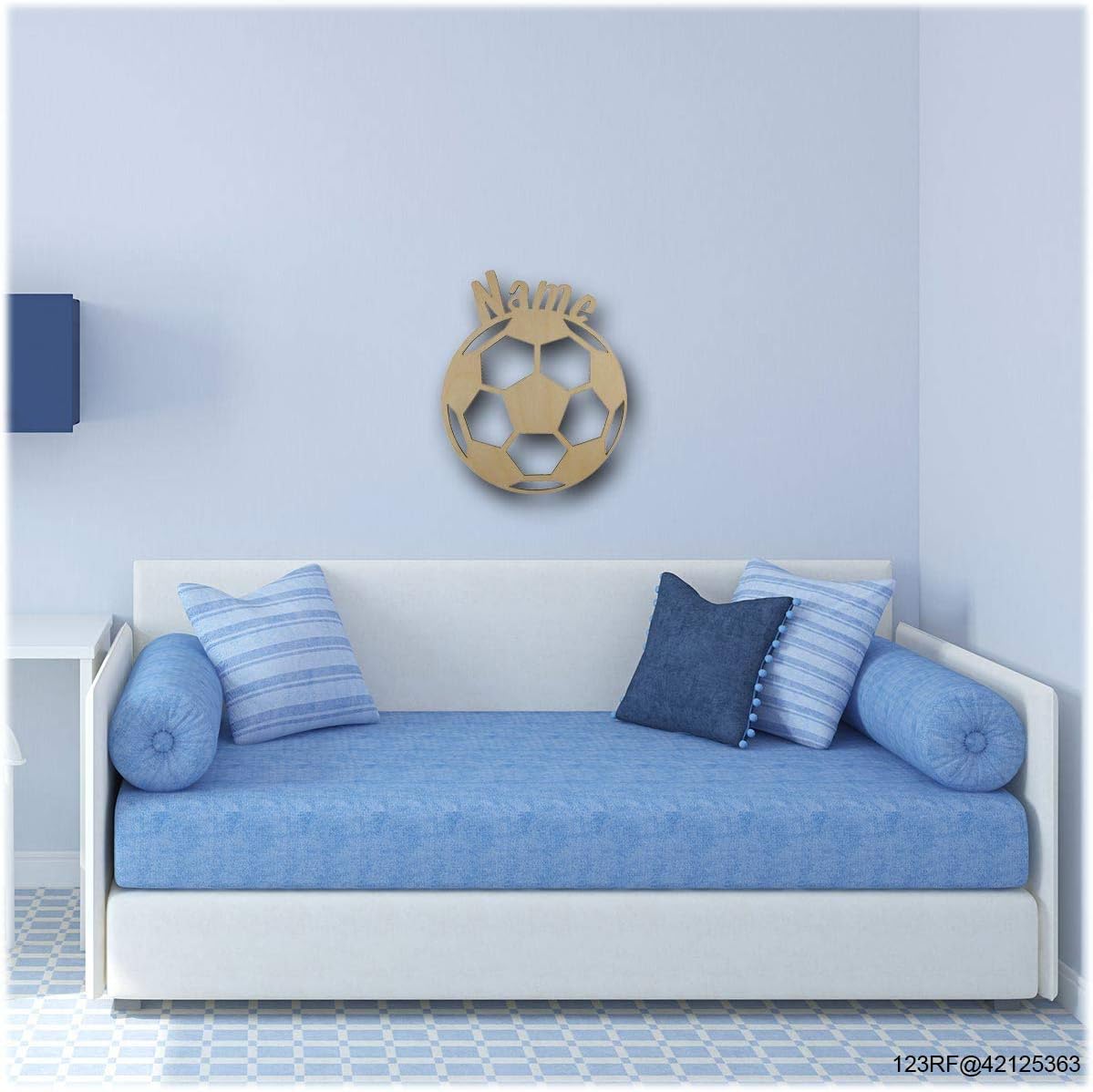 Personalized Soccer Ball LED Night Light for Kids or Adults