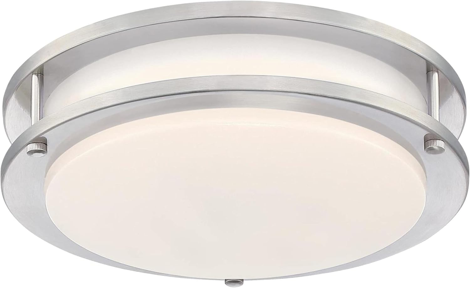 Westinghouse Oval LED Flush Mount Ceiling Light Brushed Nickel