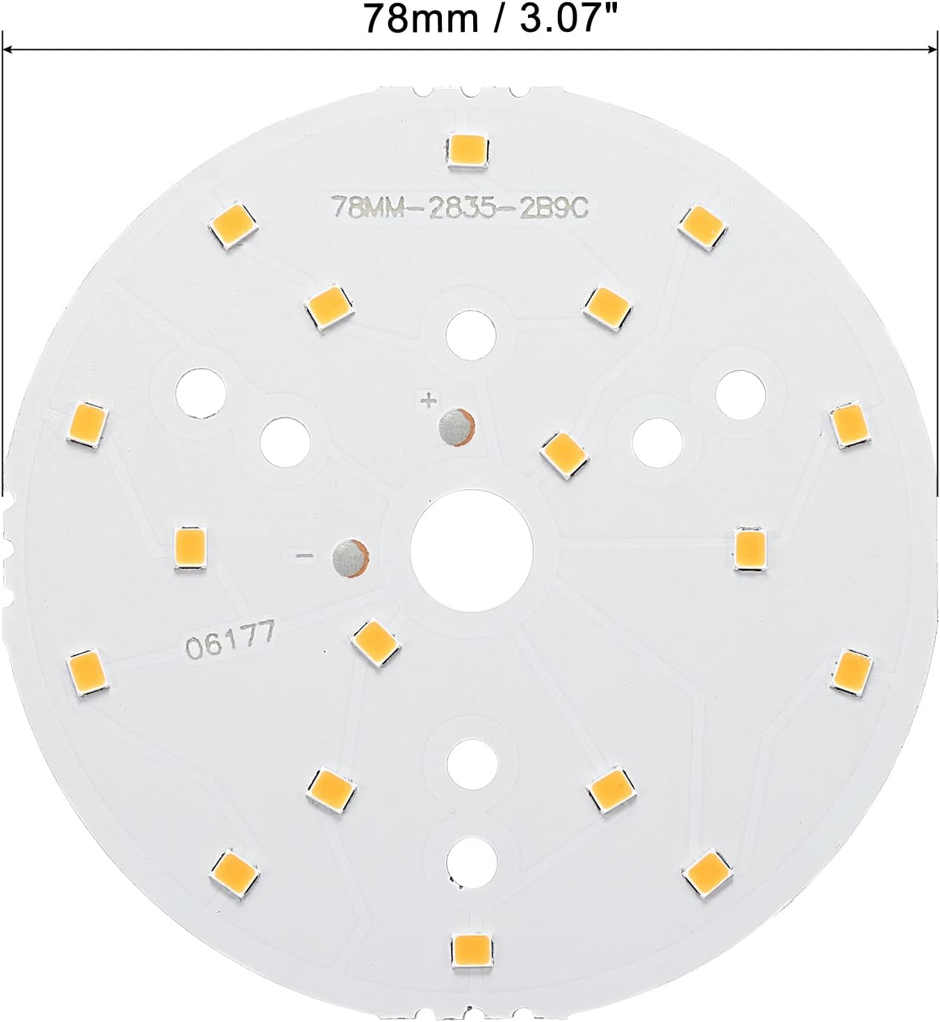 MECCANIXITY 9W COB LED Light Chip 4Pcs Warm White