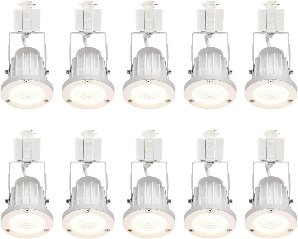 EAGLOD 15W Dimmable LED Track Light Heads - 10Pack