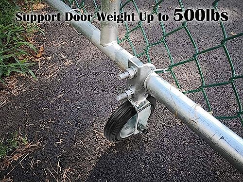 Plutreas 6 Inch Gate Wheel for Metal Swing Gate Support