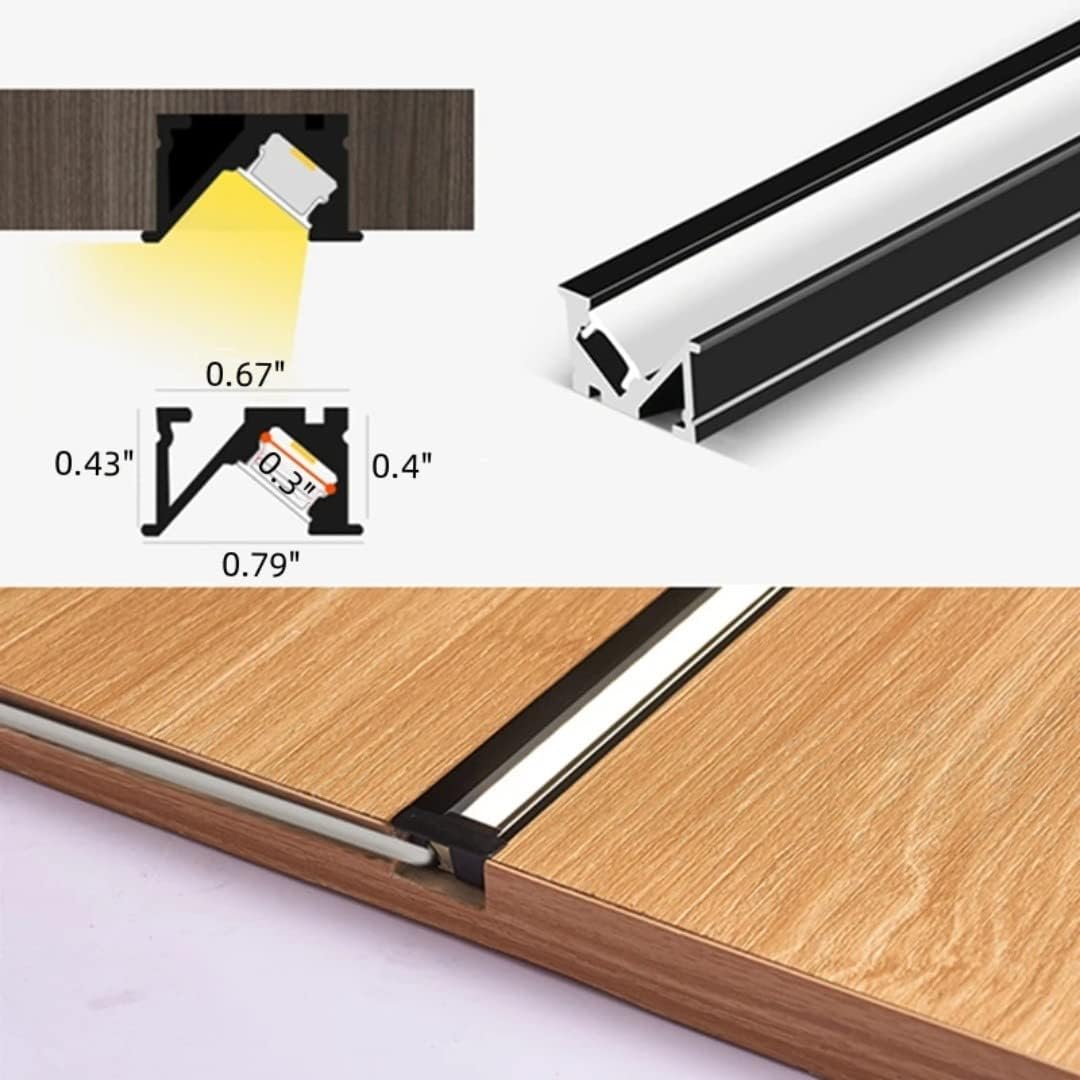 6 Pack 33ft Under Cabinet LED Light System