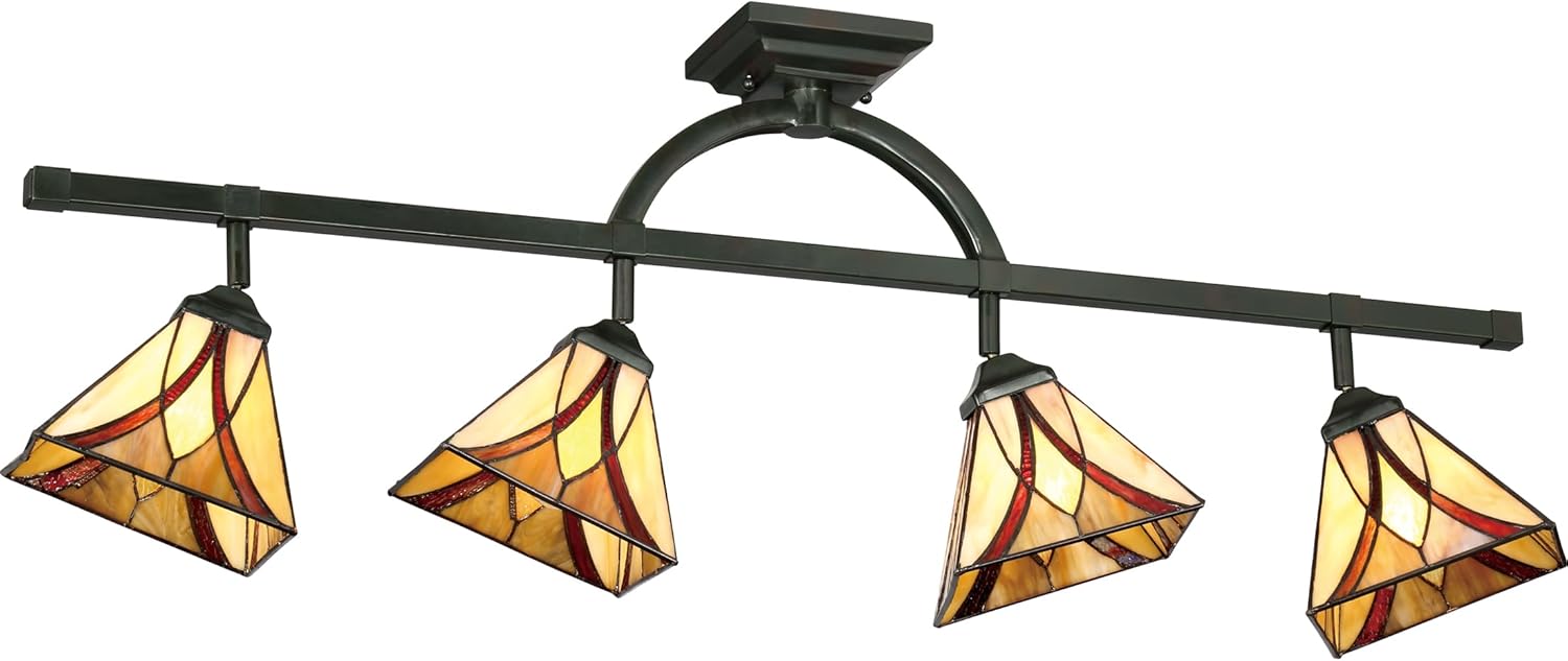 Quoizel Adjustable Track Light Kit 4 Light 400 Watts Valiant Bronze
