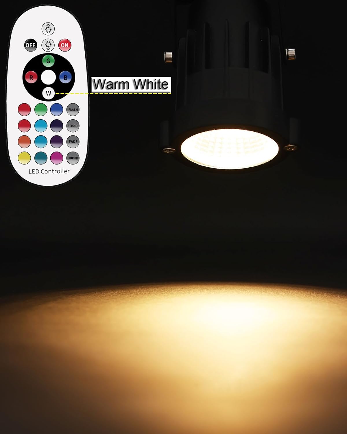 Motrackcao RGBW Track Light Heads 12W 16 Pack