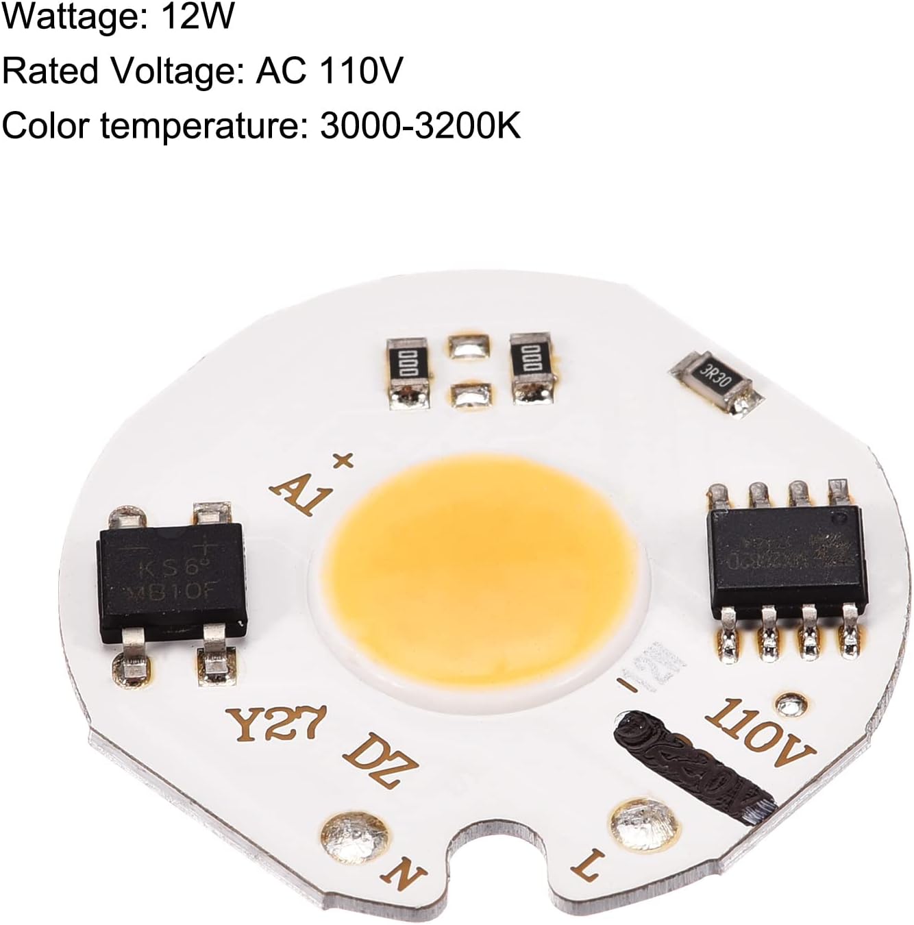 MECCANIXITY 12W LED Chip Bulb 2 Pack Warm White