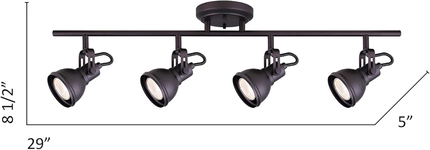 CANARM IT622A04ORB10 LTD Polo 4 Light Track Rail