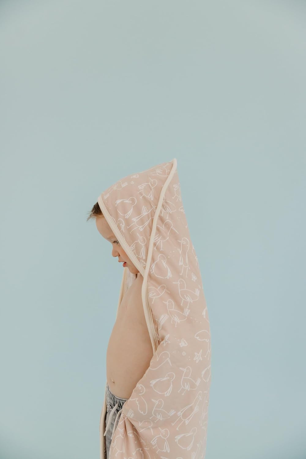 Copper Pearl Hooded Bath Towels with Cool Designs