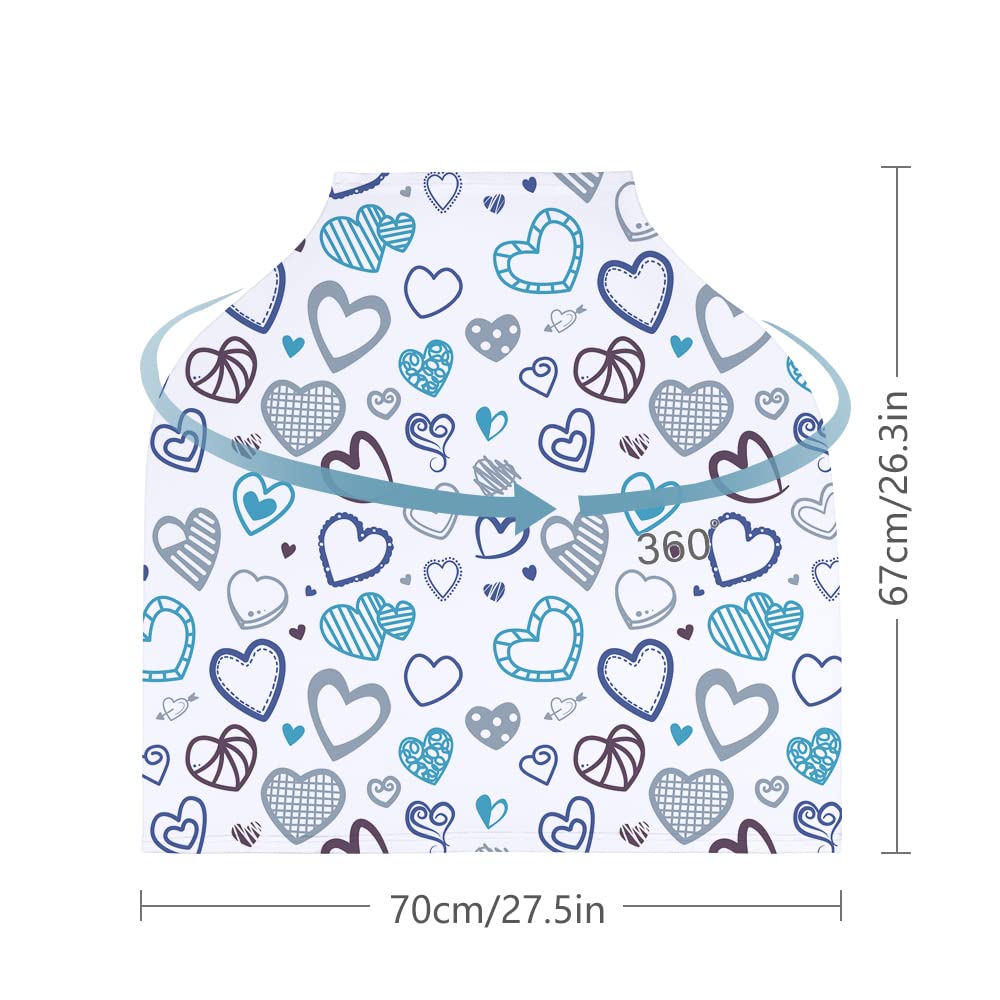 Yoofoss Nursing Cover Breastfeeding Scarf - Universal Baby Car Seat Stroller Cover