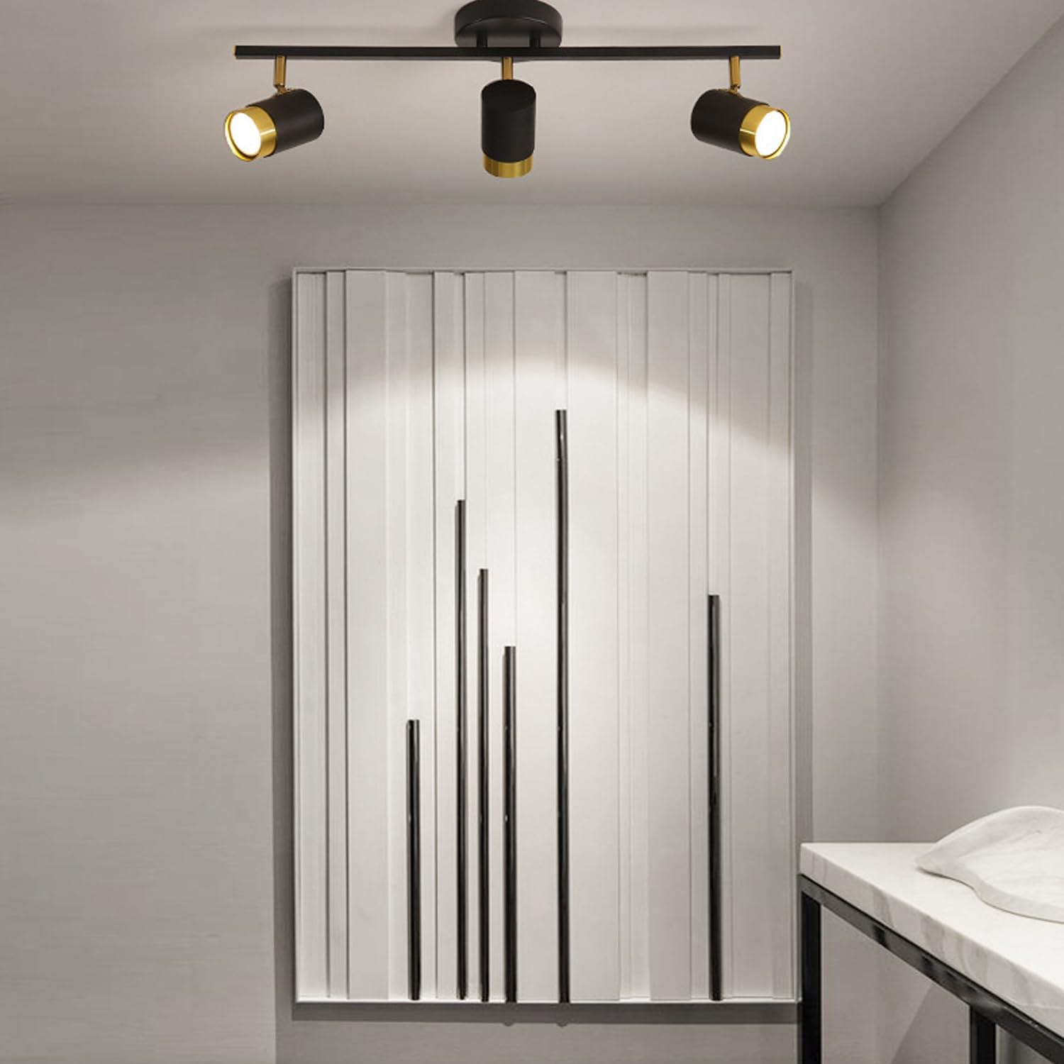 Adjustable Ceiling Spotlight with RGB Remote Control and Timer 1