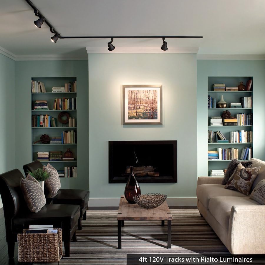 WAC Lighting H Track Monopoint Canopy in Black 1