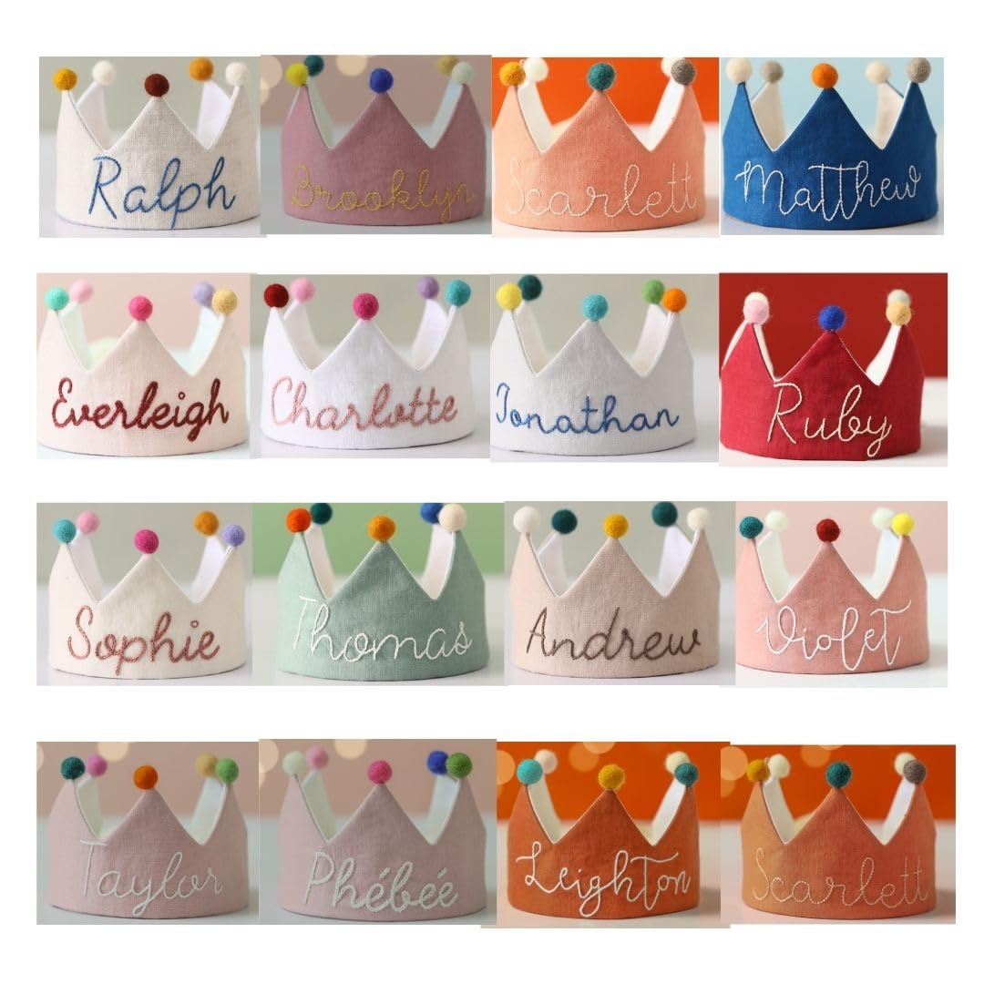 Personalized Baby Birthday Crown 149x37 Inches
