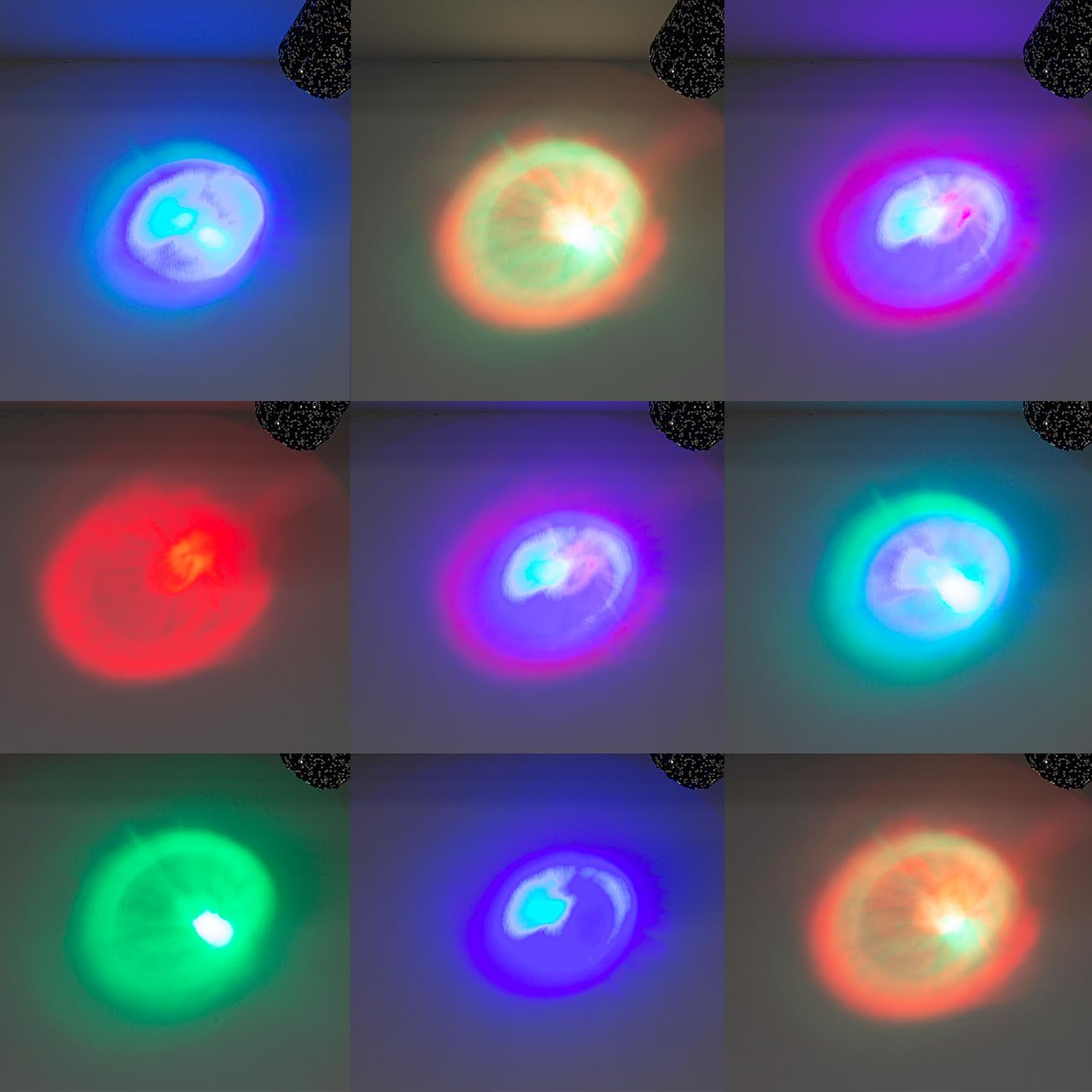 Adjustable Ceiling Spotlight with RGB Remote Control and Timer 1