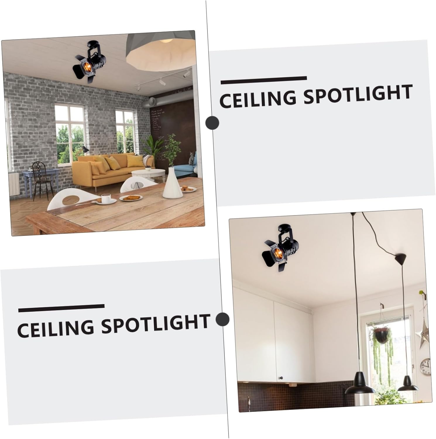 Balacoo 1Pc Multipurpose LED Ceiling Spotlight Industrial Style Modern Lamp