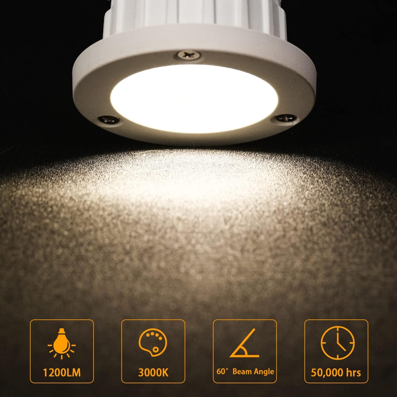 EAGLOD 15W Dimmable LED Track Light Heads - 10Pack