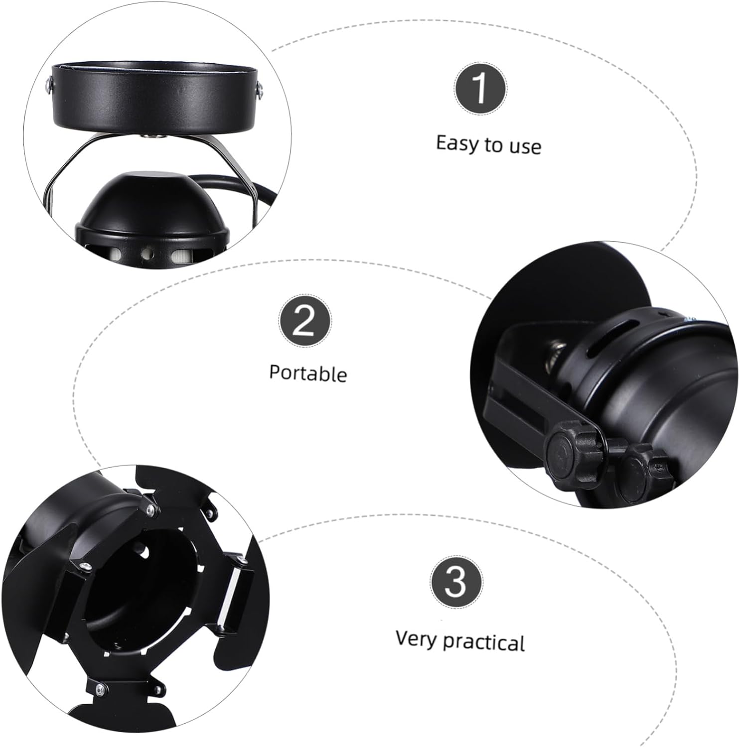 Balacoo 1Pc Multipurpose LED Ceiling Spotlight Industrial Style Modern Lamp