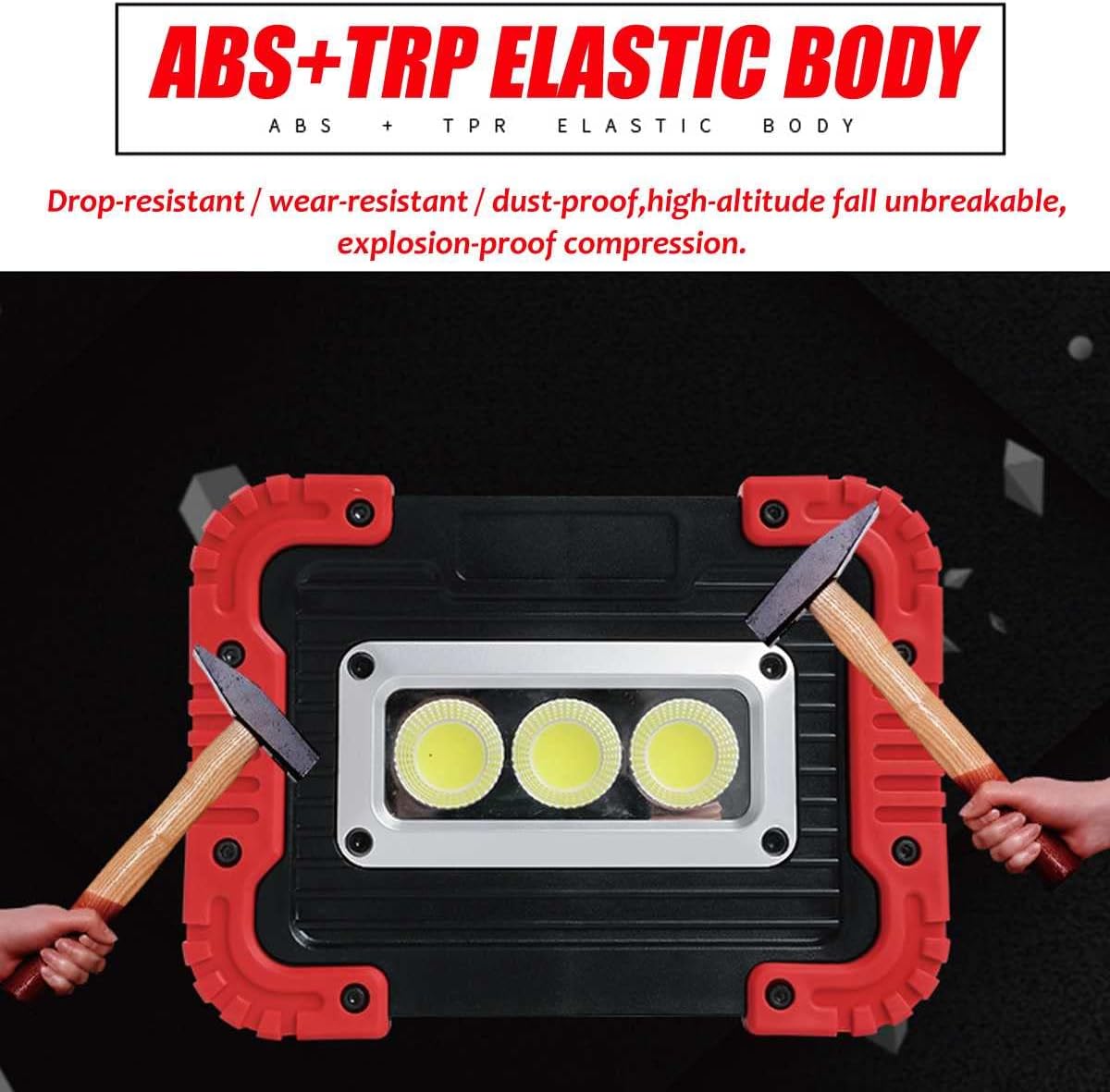 DHAEY 380W LED Portable Spotlight Camping Light